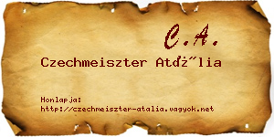 Czechmeiszter Atália névjegykártya